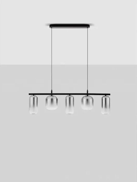 AELIA VISILICA LED/3000K/19W/2253Lm/CRNA & SIVA NL9009142