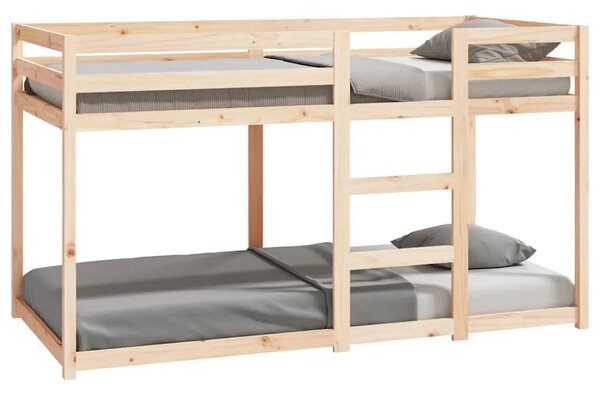 Krevet na kat 90 x 190 cm od masivne borovine - Prirodna 90 x 190 cm Prirodna 90 x 190 cm