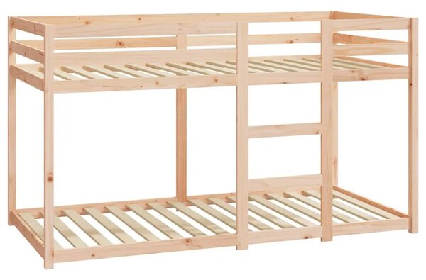 Krevet na kat 90 x 190 cm od masivne borovine - Prirodna 90 x 190 cm Prirodna 90 x 190 cm