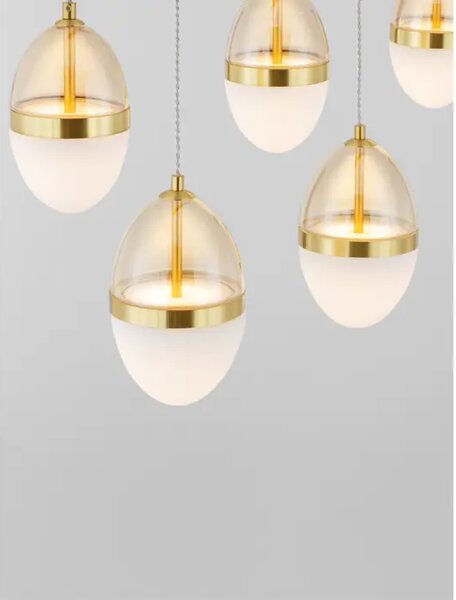 EGNA VISILICA LED /3000K/58W/5943lm/ZLATNA NL9009281