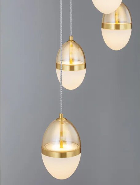 EGNA VISILICA LED /3000K/59W/6112lm/ZLATNA NL9009280