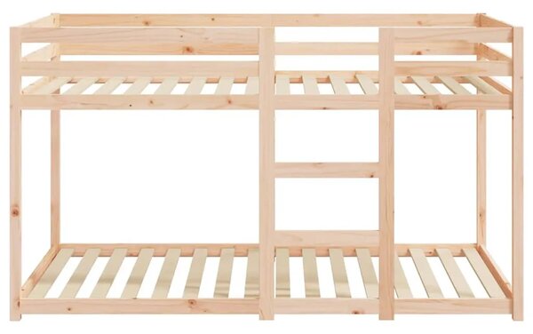 Krevet na kat 90 x 190 cm od masivne borovine - Prirodna 90 x 190 cm Prirodna 90 x 190 cm