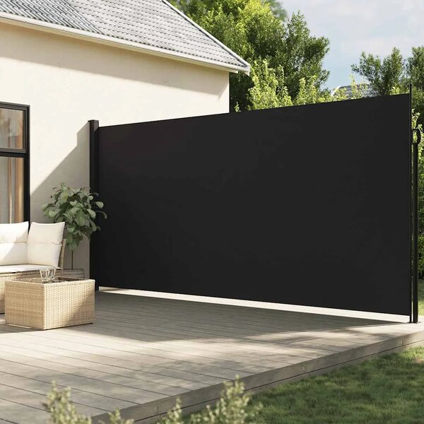 Bočna tenda na uvlačenje crna 220 x 300 cm - Crna 220 x 300 cm 1 Crna