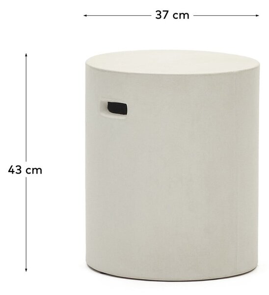 Okrugli vrtni tabure betonski ø 37 cm Aiguablava – Kave Home
