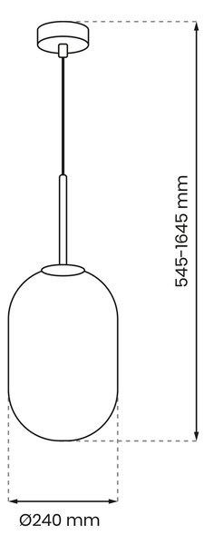 ALIAS GOLD viseća lampa 1xE14 fi 240
