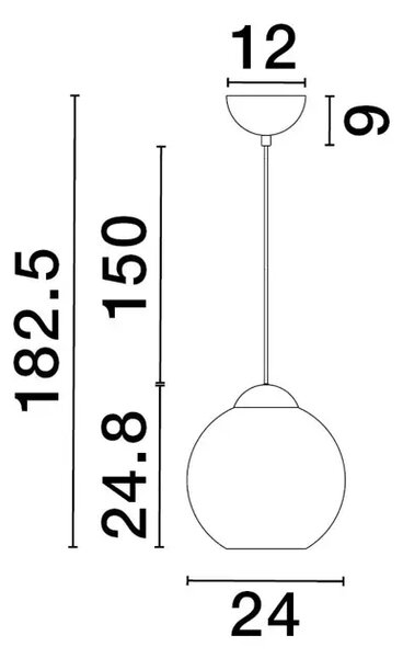 MIDORI VISILICA E27 /IP20/ZLATNA NL9009243