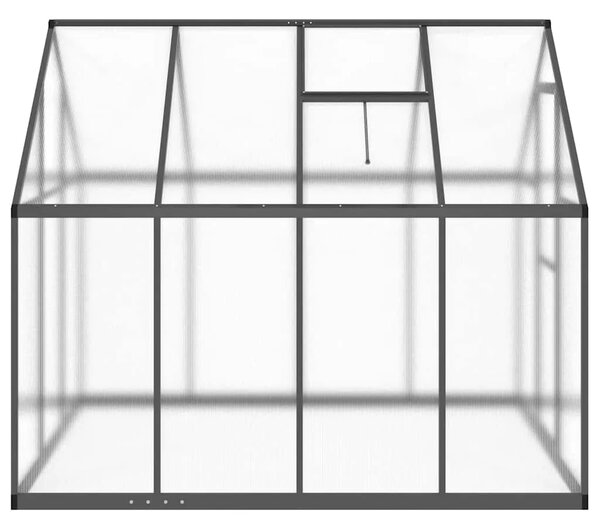 Staklenik s okvirom antracit 224 x 169 x 195 cm aluminijski - Antracit 224 x 169 x 195 cm 1 Antracit