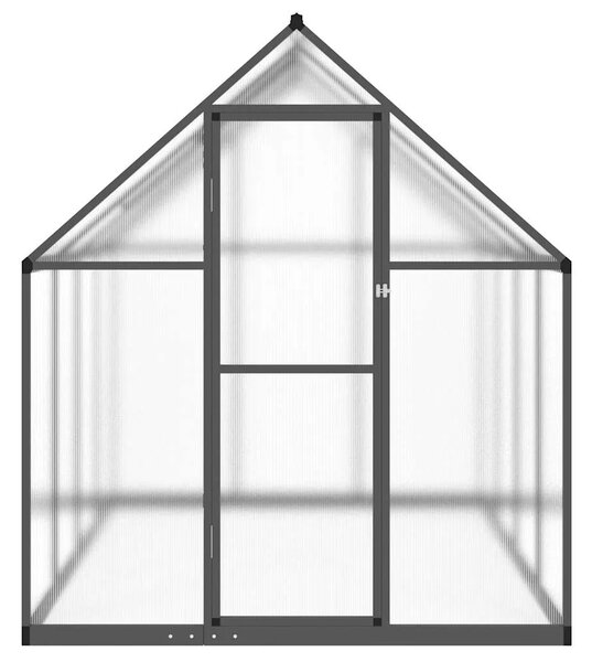 Staklenik s okvirom antracit 224 x 169 x 195 cm aluminijski - Antracit 224 x 169 x 195 cm 1 Antracit