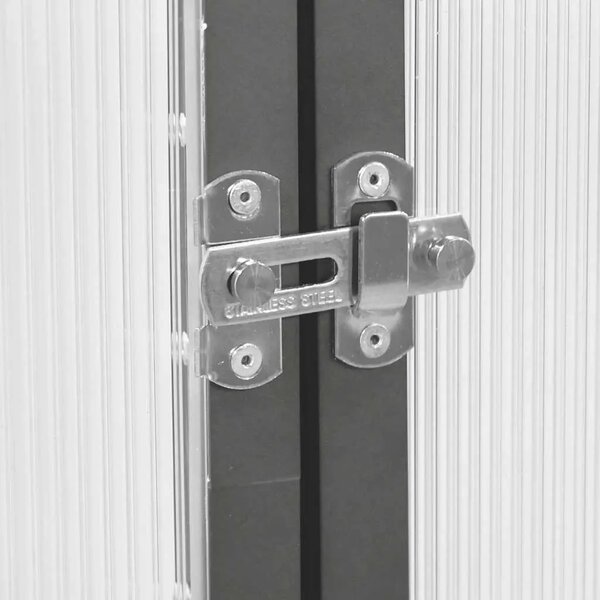 Staklenik s okvirom antracit 224 x 169 x 195 cm aluminijski - Antracit 224 x 169 x 195 cm 1 Antracit