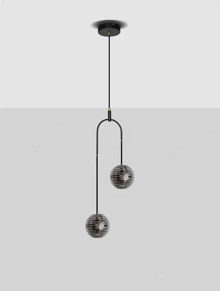 LAS VISILICA LED/3000K/20W/2527Lm/CRNA & ZLATNA & SIVA NL9009138