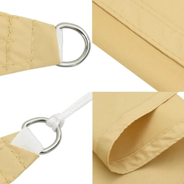 Jedro za zaštitu od sunca boje pijeska 3 6x3 6m 100 % poliester Oxford - Pijesak 3.6 x 3.6 m 1 Pijesak
