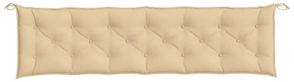 Jastuci za vrtnu klupu 2 kom bež 200x50x7 cm tkanine - prošarana bež 200 x 50 x 7 cm 1 Prošarana bež