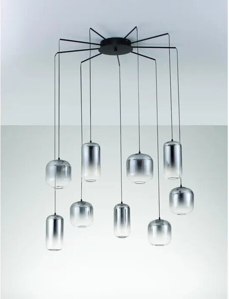 AELIA VISILICA LED/3000K/36W/3766Lm/CRNA & SIVA NL9009144