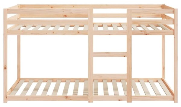 Krevet na kat 90 x 200 cm od masivne borovine - Prirodna 90 x 200 cm Prirodna 90 x 200 cm
