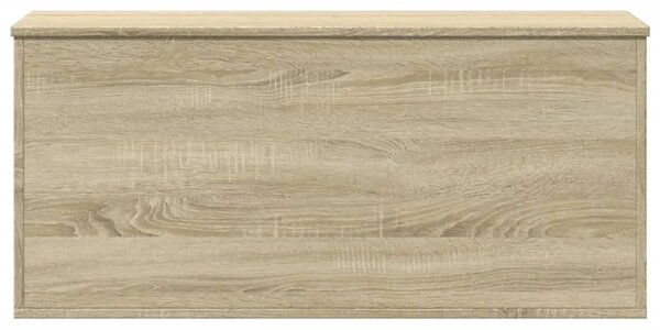Kutija za pohranu boja hrasta 100x42x46cm od konstruiranog drva - sonoma hrast 100 x 42 x 46 cm 1 Sonoma hrast