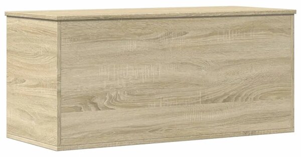 Kutija za pohranu boja hrasta 100x42x46cm od konstruiranog drva - sonoma hrast 100 x 42 x 46 cm 1 Sonoma hrast