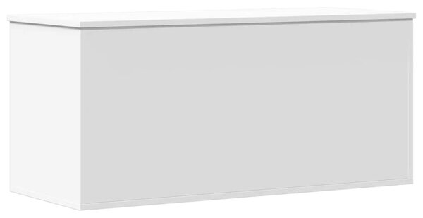Kutija za pohranu bijela 100x42x46 cm od konstruiranog drva - Bijela 100 x 42 x 46 cm 1 Bijela