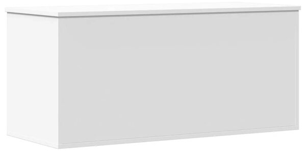 Kutija za pohranu bijela 100x42x46 cm od konstruiranog drva - Bijela 100 x 42 x 46 cm 1 Bijela