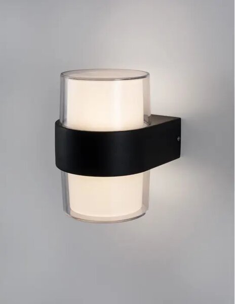 DARF VANJSKA ZIDNA SVJETILJKA LED 2x5W/3000K/840lm/IP54/CRNA NL9925666