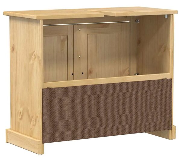 Kupaonski ormarić za Lavabo - Umivaonik Corona 73x33x60 cm od borovine - Medeni vosak 1 Medeni vosak