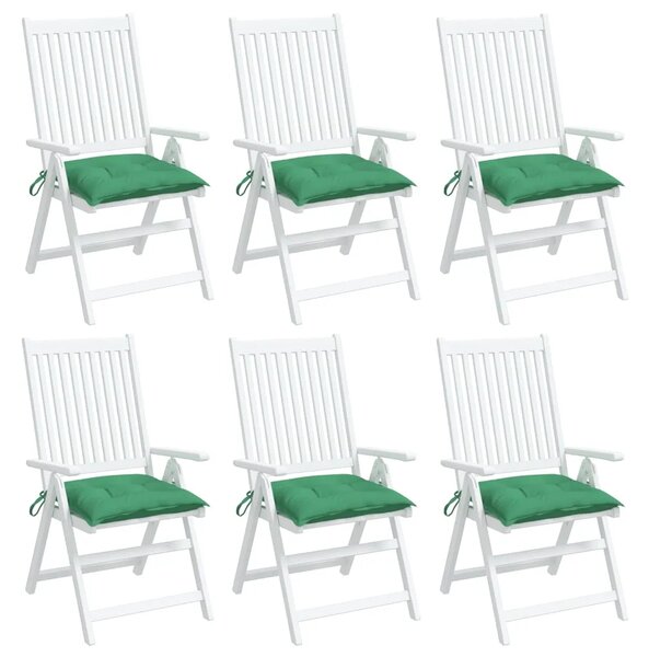 Jastuci za palete 6 kom zeleni 50 x 50 x 7 cm od tkanine Oxford - Zelena 50 x 50 x 7 cm 6 Zelena