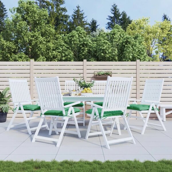 Jastuci za palete 6 kom zeleni 50 x 50 x 7 cm od tkanine Oxford - Zelena 50 x 50 x 7 cm 6 Zelena