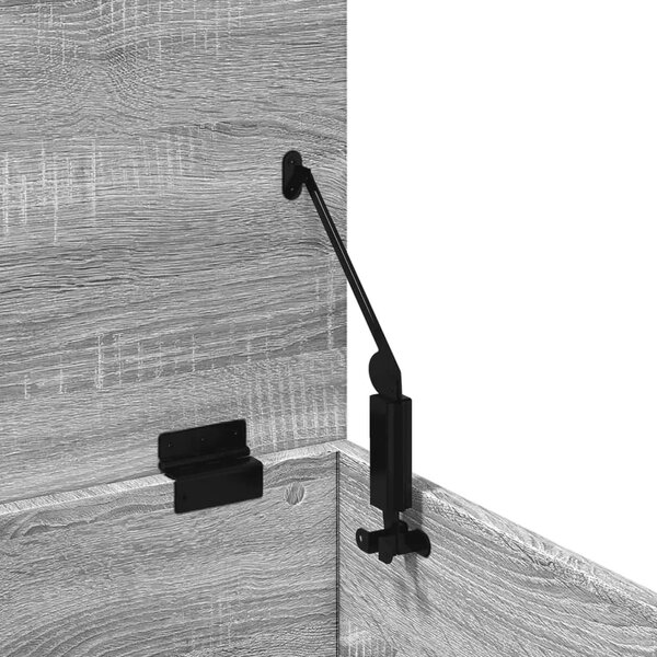Kutija za pohranu boja hrasta 60x42x46 cm od konstruiranog drva - Sivi hrast sonoma 60 x 42 x 46 cm 1 Sivi hrast sonoma