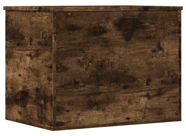 Kutija za pohranu boja hrasta 60x42x46 cm konstruirano drvo - Dimljeni hrast 60 x 42 x 46 cm 1 Dimljeni hrast