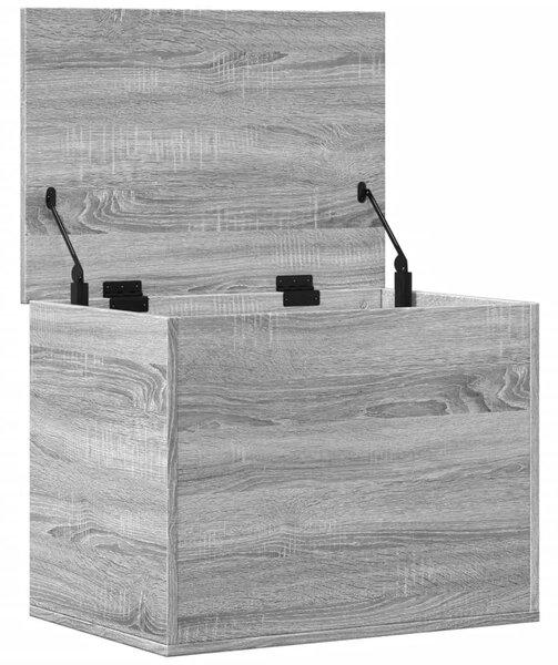Kutija za pohranu boja hrasta 60x42x46 cm od konstruiranog drva - Sivi hrast sonoma 60 x 42 x 46 cm 1 Sivi hrast sonoma