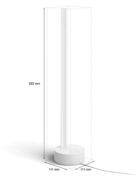 GRADIENT SIGNE PHILIPS HUE pametna LED svjetiljka TABLE bijela 8718696176238