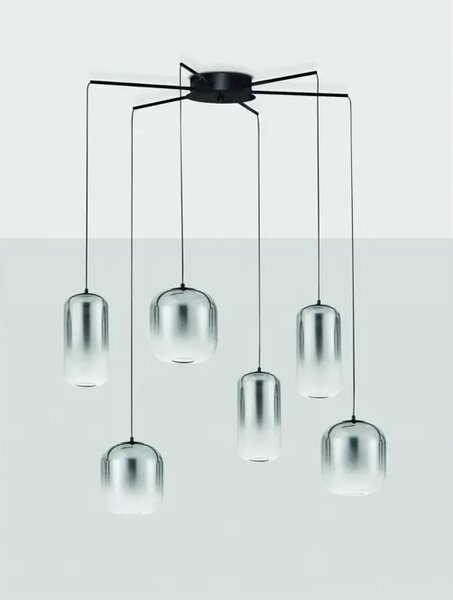 AELIA VISILICA LED/3000K/25W/2792Lm/CRNA & SIVA NL9009143