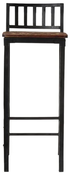 Barske stolice 2 kom od masivnog obnovljenog drva - 2 solid wood reclaimed 2 solid wood reclaimed