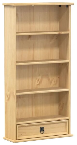 CD stalak – Ormarić za CD-ove Corona 52 x 17 5 x 103 cm od masivne borovine - Medeni vosak 1 Medeni vosak