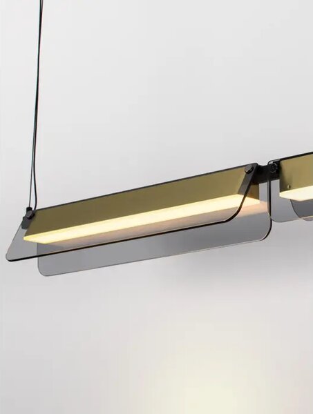 APNEA VISILICA LED/3000K/20W/2479Lm/CRNA & ZLATNA NL9009133