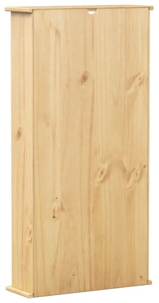 CD stalak – Ormarić za CD-ove Corona 52 x 17 5 x 103 cm od masivne borovine - Medeni vosak 1 Medeni vosak
