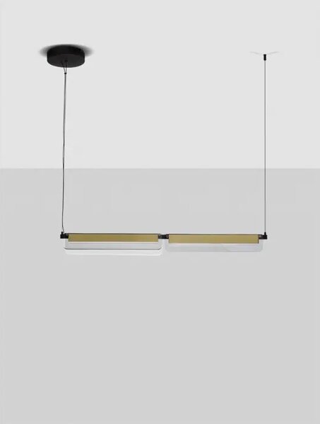 APNEA VISILICA LED/3000K/20W/2479Lm/CRNA & ZLATNA NL9009133