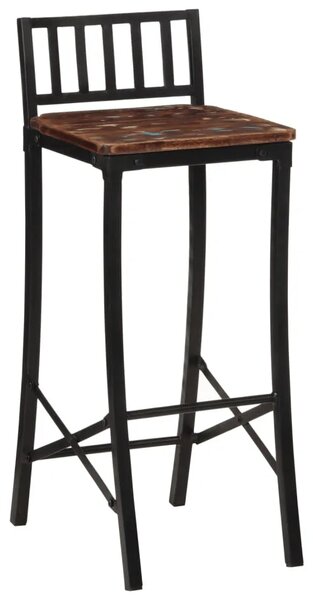 Barske stolice 2 kom od masivnog obnovljenog drva - 2 solid wood reclaimed 2 solid wood reclaimed