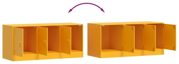 TV ormarić boja senfa 99 x 39 x 44 cm čelični - žuta boja senfa 1 Žuta boja senfa