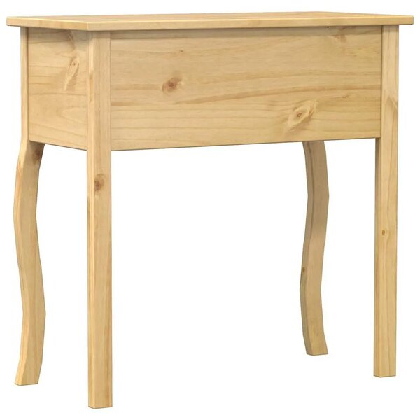 Konzolni stol Corona 73 x 35 x 73 cm od masivne borovine - Smeđa 1 Smeđa