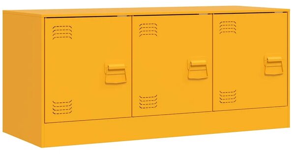 TV ormarić boja senfa 99 x 39 x 44 cm čelični - žuta boja senfa 1 Žuta boja senfa