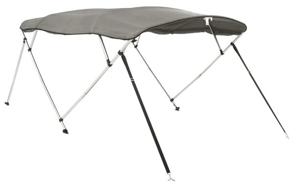 Tenda bimini s 4 luka i bočnim stijenkama 243x(170-182)x137 cm - antracit siva 243 x (170-182) x 137 cm 1 bez mrežice