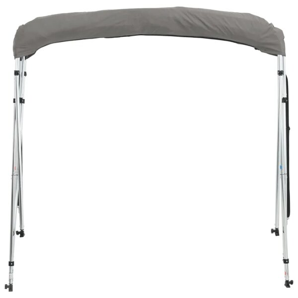 Tenda bimini s 4 luka i bočnim stijenkama 243x(170-182)x137 cm - antracit siva 243 x (170-182) x 137 cm 1 bez mrežice