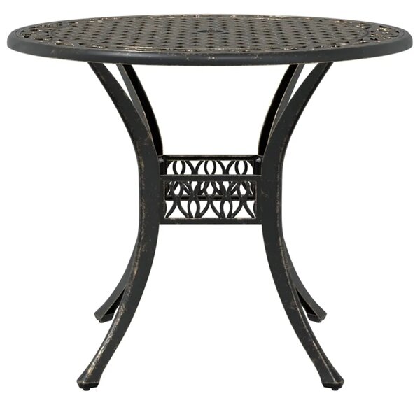 Vrtna garnitura - 5-dijelni vrtni blagovaonski set brončani lijevani aluminij - Bronzana 4 Bronzana 4