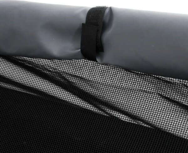 Kućica za pse svjetlosiva od tkanine Oxford i čelika - 90 x 65 x 85 cm 90 x 65 x 85 cm Svjetlosiva