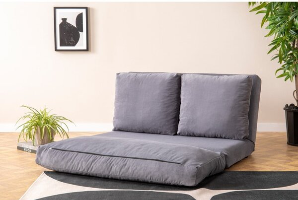 Siva sklopiva sofa 120 cm Taida – Balcab Home