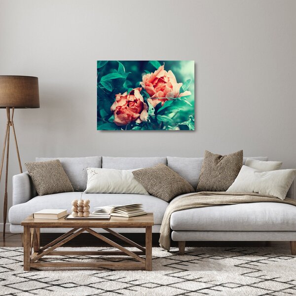 Staklena slika - Proljetno cvijeće (70x50 cm)