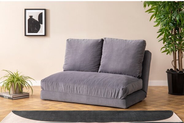 Siva sklopiva sofa 120 cm Taida – Balcab Home