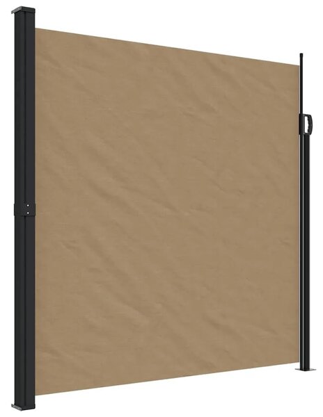 Bočna tenda na uvlačenje smeđesiva 200 x 500 cm - Sivo-smeđa 200 x 500 cm 1 Sivo-smeđa