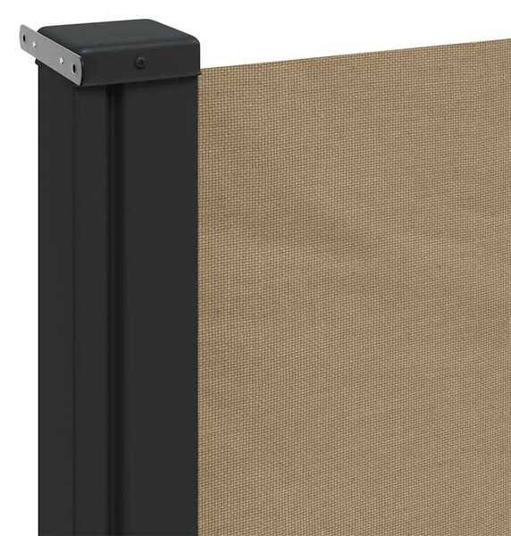 Bočna tenda na uvlačenje smeđesiva 200 x 500 cm - Sivo-smeđa 200 x 500 cm 1 Sivo-smeđa