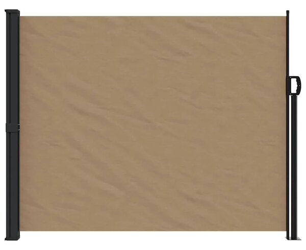 Bočna tenda na uvlačenje smeđesiva 160 x 500 cm - Sivo-smeđa 160 x 500 cm 1 Sivo-smeđa